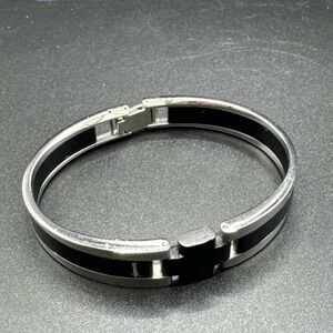 Mens Bracelet BROSWAY Stainless Steel Black Cross